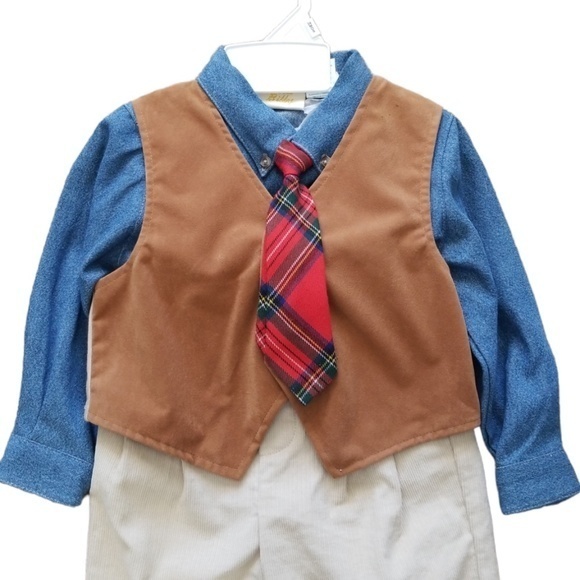 Vintage Little‎ Bitty Boy 4 Piece Set Sz. 24 M Boys NWT - Picture 3 of 11